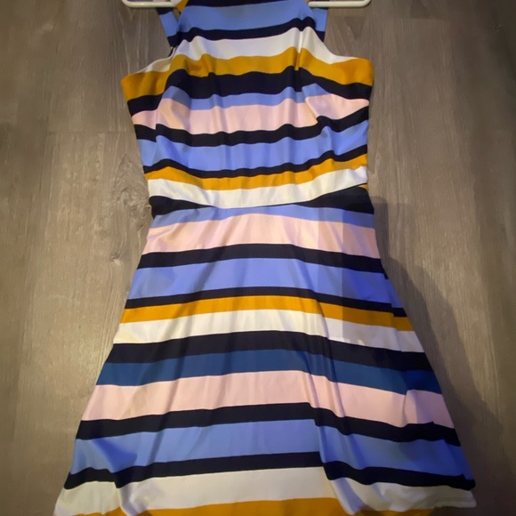 IZ Byer Halter Above The Knee Striped dress size XL (junior) - Picture 3 of 9